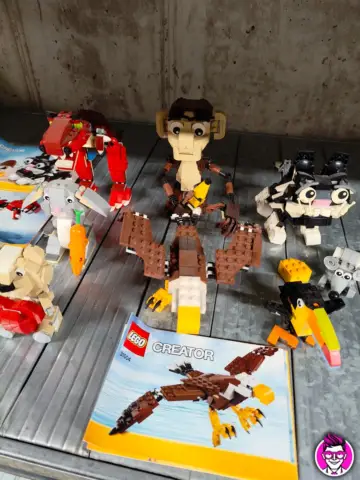 Reperto originale LEGO Lotto Creator 31021 6914 40085 31004 31019 - Condizioni USATO CIB