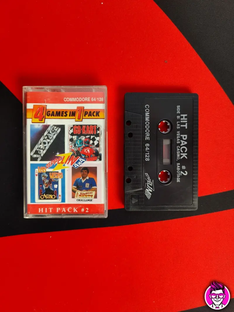 4 Games in 1 Pack - Commodore 64/128 CBM Amiga - Vista 1