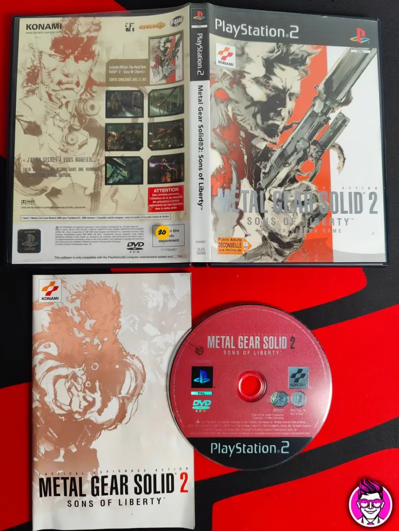 Metal Gear Solid 2 Sons of Liberty - PlayStation 2 PS2 - PAL Francese - Vista 1