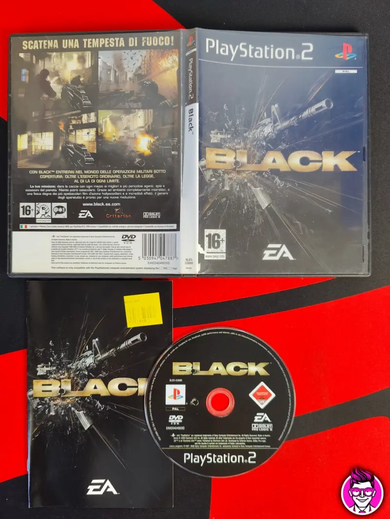 Black - PlayStation 2 PS2 - PAL ITA - Vista 1