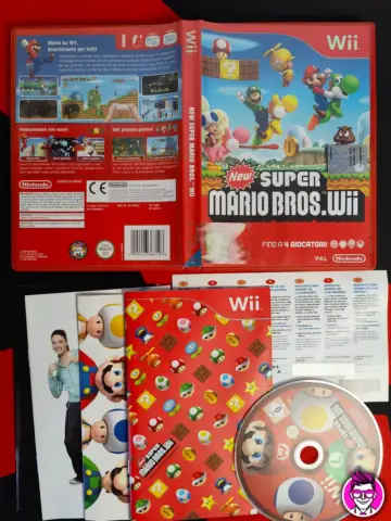Reperto originale New Super Mario Bross Wii - Nintendo Wii - PAL ITA #06 - Condizioni USATO TESTATO 100% CIB