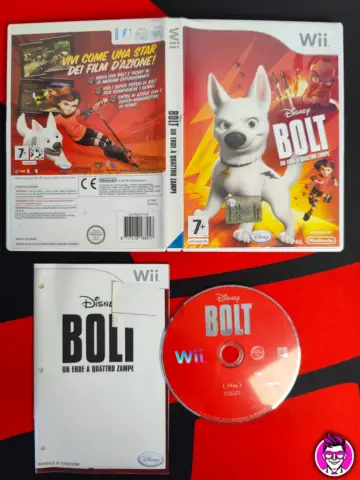 Reperto originale Disney Bolt un Eroe a Quattro Zampe - Nintendo Wii - PAL ITA - Condizioni USATO TESTATO 100% CIB