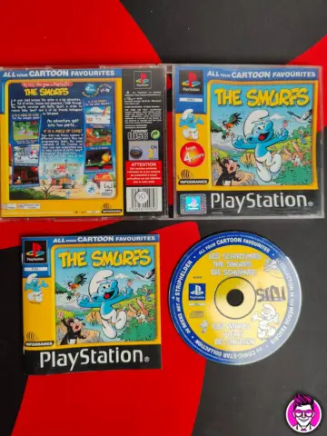 Reperto originale The Smurfs - PlayStation 1 PS1 - PAL ENG - Condizioni USATO TESTATO 100% CIB