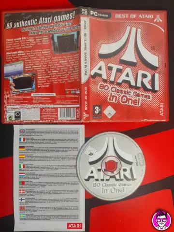 Reperto originale Atari 80 Classic Games in One! - Computer PC - Condizioni USATO TESTATO 100% CIB