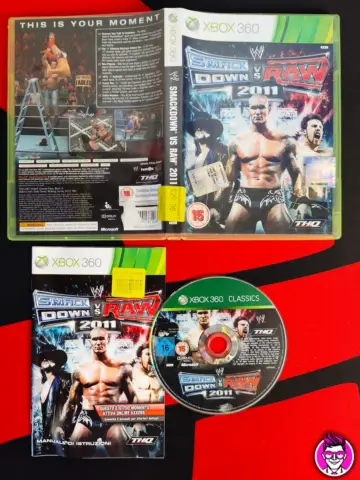 Reperto originale Smack Down vs Raw 2011 - Xbox 360 - PAL ITA (2011) - Condizioni USATO TESTATO 100% CIB