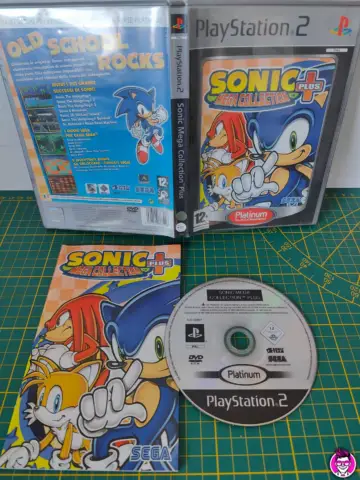 Reperto originale Sonic Mega Collection Platinum - PlayStation 2 PS2 - PAL ITA - Condizioni USATO TESTATO 100% CIB
