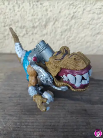 Reperto originale T-Bone Dino Vision Extreme Dinosaurs - Mattel 1997 Action Figure (1997) - Condizioni USATO CIB