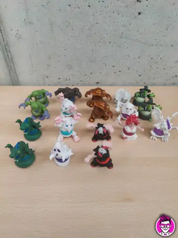 Reperto originale Monsters Mix Lotto - Panini Action Figure - Condizioni USATO CIB