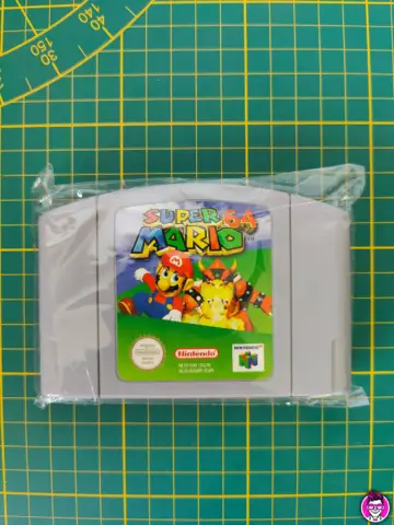 Reperto originale Super Mario 64 - Nintendo 64 N64 PAL #7 - Condizioni USATO TESTATO 100% CIB