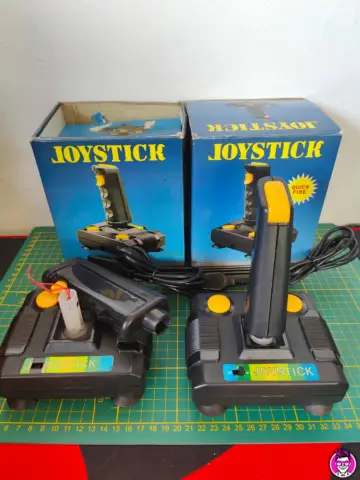 Reperto originale Joystick Quick Fire - Atari, Commodore, Amiga, Spectrum Vintage - Condizioni USATO TESTATO 100% CIB