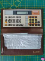 Miniatura 1 per Casio CB-100 Checkbook 1980 - Vintage Electronic Calculator Calcolatrice