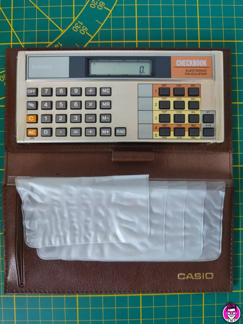 Casio CB-100 Checkbook 1980 - Vintage Electronic Calculator Calcolatrice - Vista 1