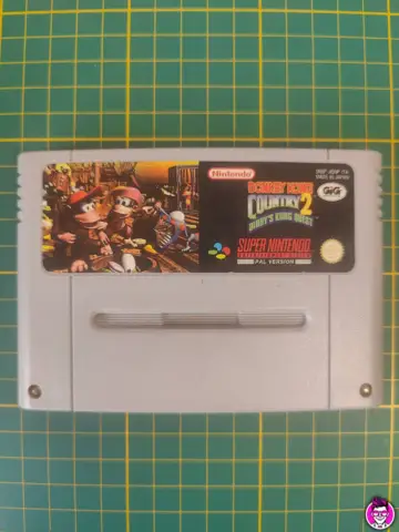 Reperto originale Donkey Kong Country 2 - Super Nintendo SNES GiG PAL ITA - Condizioni USATO TESTATO 100% CIB