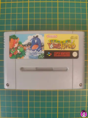 Reperto originale Super Mario World Yoshi's Island - Super Nintendo SNES PAL - Condizioni USATO TESTATO 100% CIB
