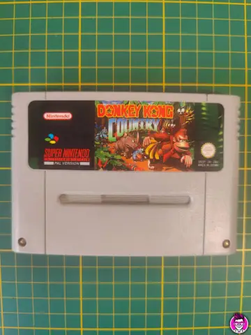Reperto originale Donkey Kong Country - Super Nintendo SNES PAL - Condizioni USATO TESTATO 100% CIB