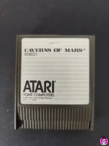 Reperto originale Caverns of Mars - Atari XE - Solo Cartuccia - Condizioni USATO — LOOSE CIB