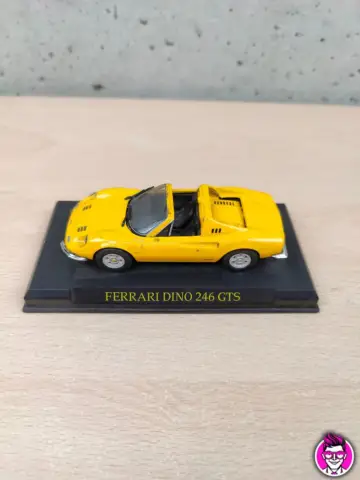 Reperto originale Ferrari Dino 246 GTS Giallo - 1/43 - Condizioni USATO CIB