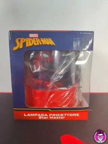 Reperto originale Spiderman Lampada Proiettore - Star Master Marvel - Condizioni NUOVO / SIGILLATO CIB