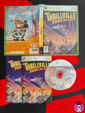 Reperto originale Thrillville Fuori dai Binari - Xbox 360 - PAL ITA - Condizioni USATO TESTATO 100% CIB