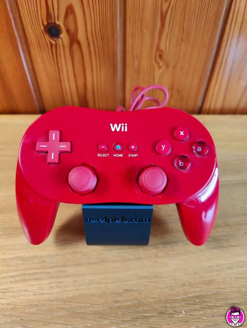 Classic Controller Pro Rosso Originale - Nintendo Wii Gamepad Joystick - Vista 1