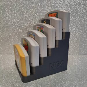 Miniatura 3 per Espositore Cartucce Nintendo 64 N64 - Nerdpick Lab 3pz
