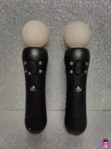 Miniatura 1 per Motion Controller Nero Originale Coppia - PlayStation PS3 PS4 Gamepad Joystick