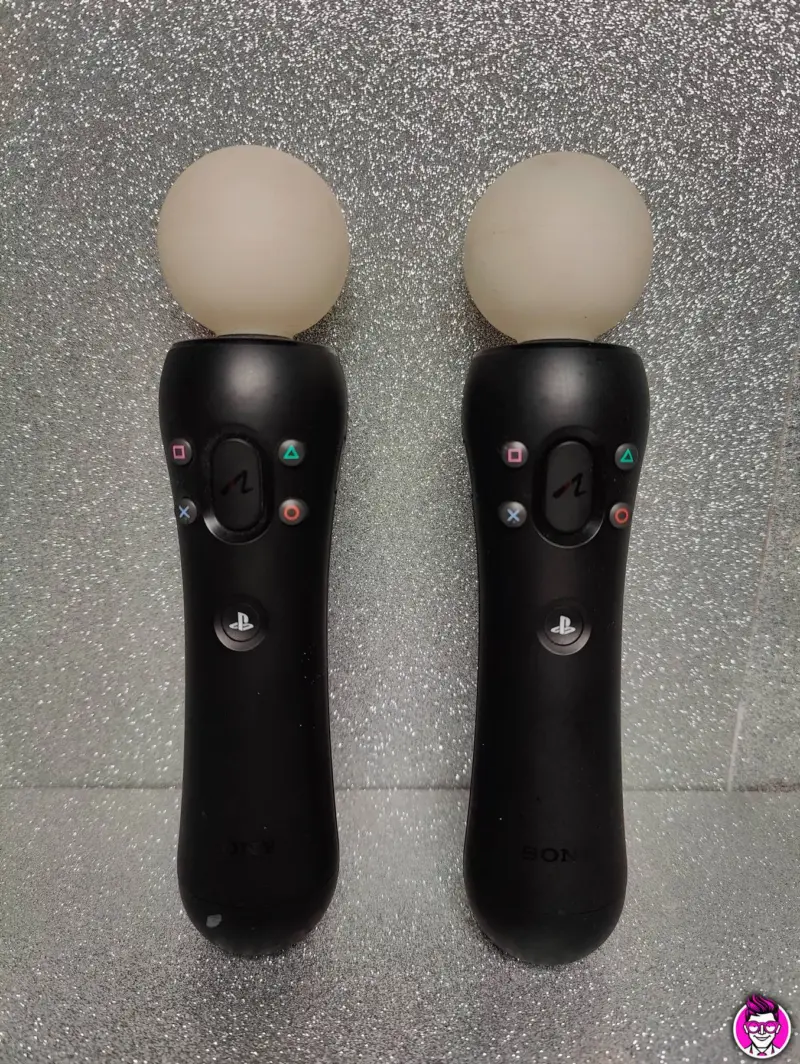 Motion Controller Nero Originale Coppia - PlayStation PS3 PS4 Gamepad Joystick - Vista 1