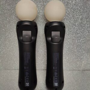 Miniatura 2 per Motion Controller Nero Originale Coppia - PlayStation PS3 PS4 Gamepad Joystick