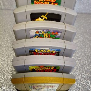 Miniatura 7 per Espositore Cartucce Nintendo 64 N64 - Nerdpick Lab 3pz