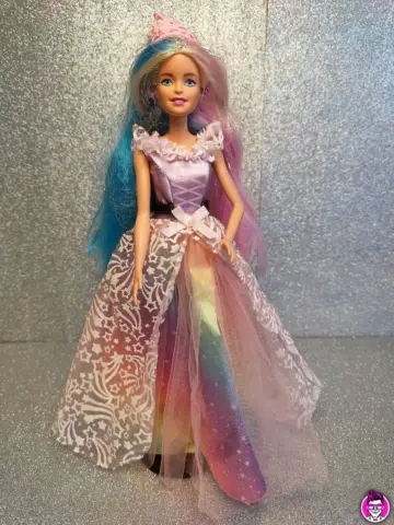 Reperto originale Barbie Abito Multicolore - Bambola Doll Mattel - Condizioni USATO CIB