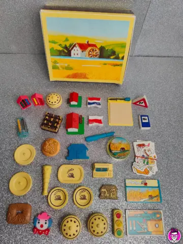Reperto originale Gommini Gomme e Giochi Mulino Bianco Vintage con Scatola - Condizioni USATO CIB