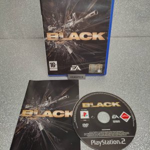 Black - Playstation 2 PS2 - Pal Ita