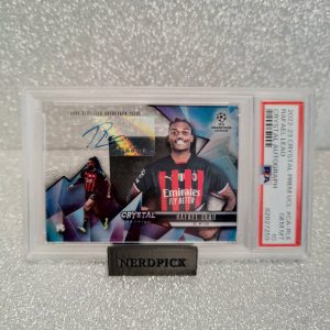 Rafael Leao Autografata Autograph Certified PSA 10 Crystal Premium - Champions League 2022-23 Topps Chrome AC Milan Calcio Uefa
