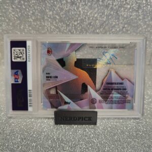 Miniatura 2 per Rafael Leao Autografata Autograph Certified PSA 10 Crystal Premium - Champions League 2022-23 Topps Chrome AC Milan Calcio UEFA