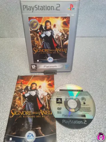 Reperto originale Il Signore degli Anelli il Ritorno del Re - PlayStation 2 PS2 - Platinum - PAL ITA - Condizioni USATO TESTATO 100% CIB