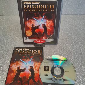 Star Wars Episodio III 3 La Vendetta dei Sith - Playstation 2 PS2 - Platinum - Pal Ita