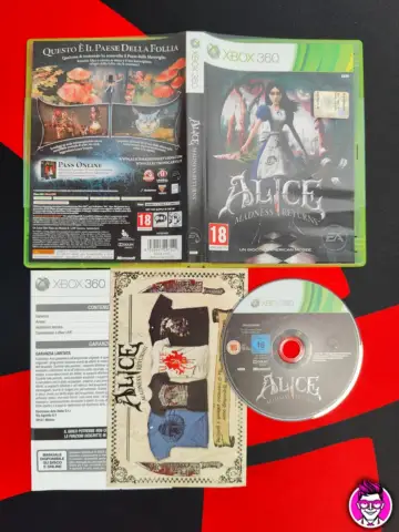 Reperto originale Alice Madness Returns - Xbox 360 - PAL ITA - Condizioni USATO TESTATO 100% CIB