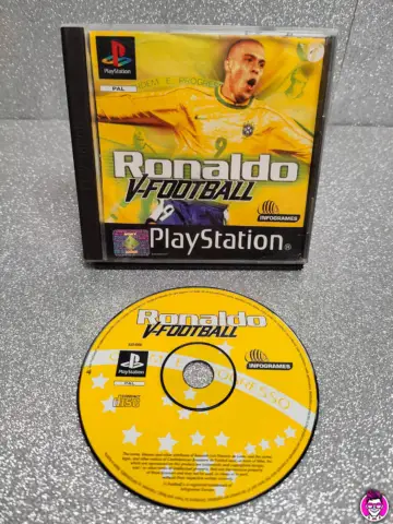 Reperto originale Ronaldo V-Football - PlayStation 1 PS1 - PAL ITA - Condizioni USATO TESTATO 100% CIB