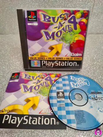 Reperto originale Bust a Move 4 - PlayStation 1 PS1 - PAL ITA - Condizioni USATO TESTATO 100% CIB