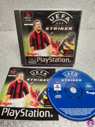 Reperto originale UEFA Striker - PlayStation 1 PS1 - PAL ITA - Condizioni USATO TESTATO 100% CIB
