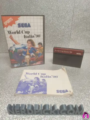Reperto originale World Cup Italia 90 - SEGA Master System - Condizioni USATO TESTATO 100% CIB