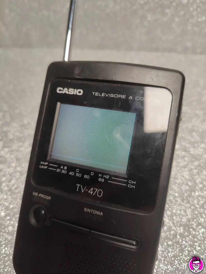 Televisore Casio TV 470 - Televisore Portatile TV Vintage - Vista 1