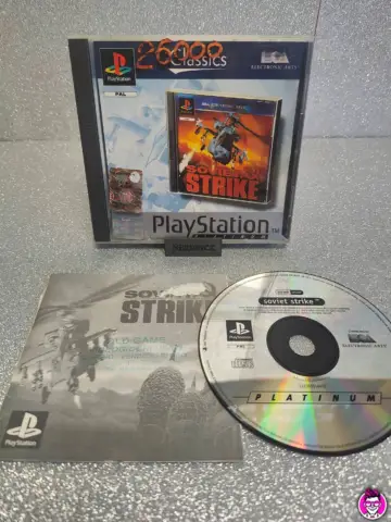 Reperto originale Soviet Strike - Platinum - PlayStation 1 PS1 - PAL - Condizioni USATO TESTATO 100% CIB