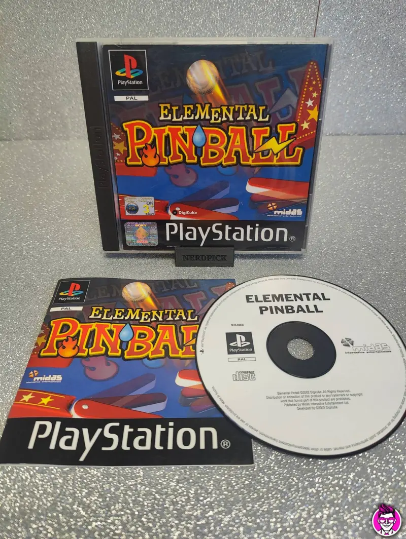 Elemental Pinball - PlayStation 1 PS1 - PAL - Vista 1