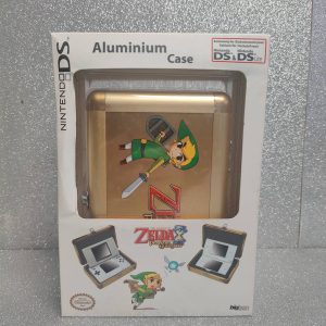 Zelda Phantom Hourglass Aluminium Case ORO 3DS - Nuovo Raro