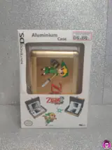 Miniatura 1 per Zelda Phantom Hourglass Aluminium Case Oro 3DS - Nuovo Raro
