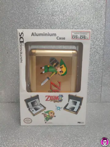Reperto originale Zelda Phantom Hourglass Aluminium Case Oro 3DS - Nuovo Raro - Condizioni NUOVO / SIGILLATO CIB