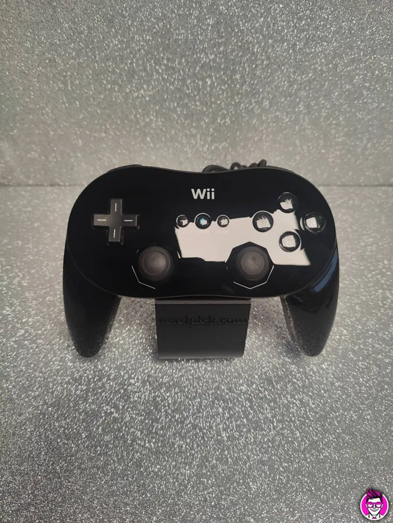 Controller Nero Originale - Nintendo Wii Gamepad Joystick - Vista 1