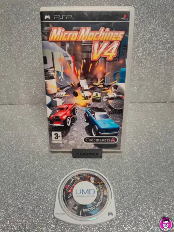 Reperto originale Micro Machines V4 - PlayStation PSP - PAL ITA - Condizioni USATO TESTATO 100% CIB