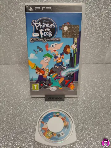 Reperto originale Phineas e Ferb nella Seconda Dimensione - PlayStation PSP - PAL ITA - Condizioni USATO TESTATO 100% CIB